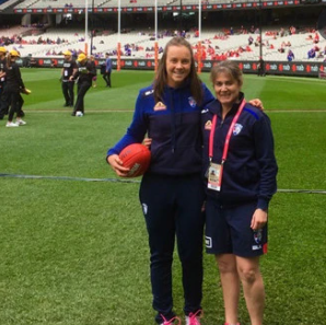 Western Bulldogs Dietitian, Claire Saundry