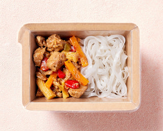 Sweet & Sour Pork with Rice Noodles