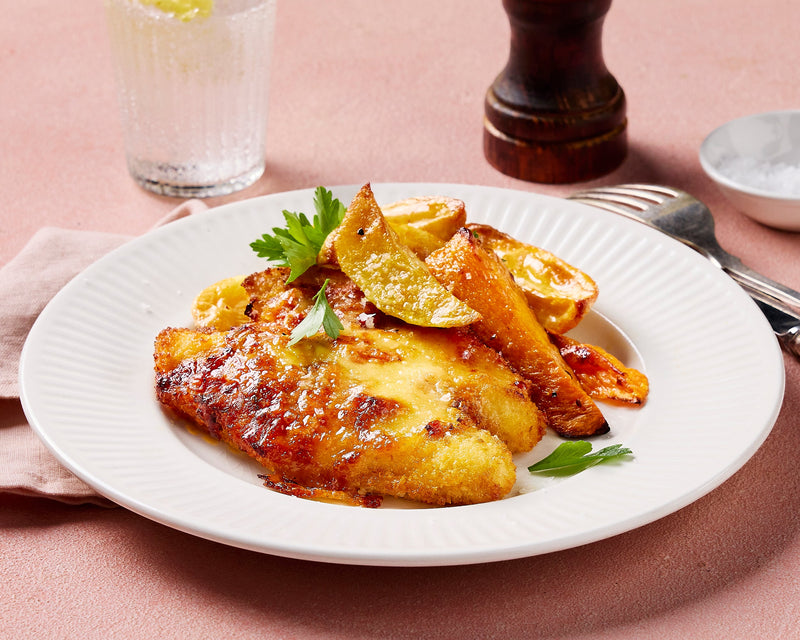 Chicken Parmigiana with  Rosemary Roast Wedges