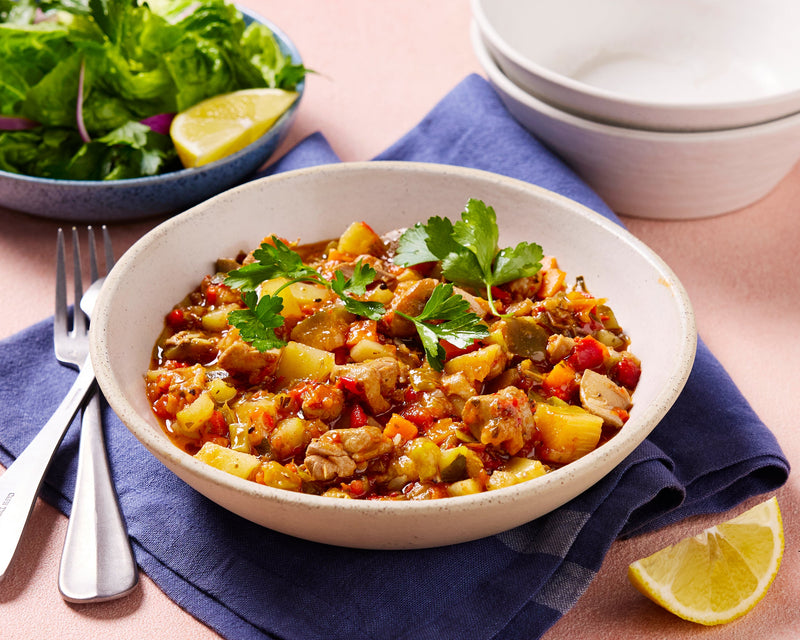 Free Range Greek Chicken and Vegetable Stew