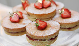 healthy eating with strawberry