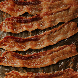 a still of bacon while cooking