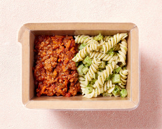 Beef Bolognese with Broccoli & Pasta