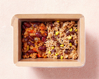 Beef Chilli Con Carne with Mexican Rice