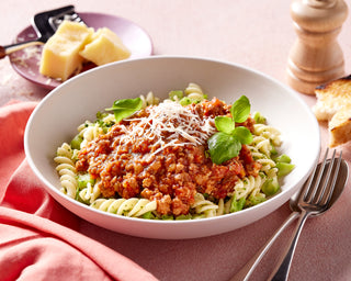 Beef Bolognese with Broccoli & Pasta
