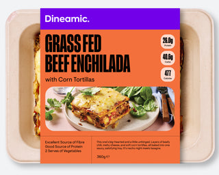 Grass Fed Beef Enchilada with Corn Tortillas