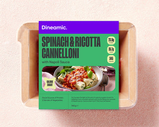 Spinach & Ricotta Cannelloni with Napoli Sauce