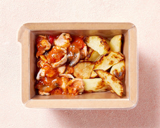 Chicken Cacciatore with Potato Wedges