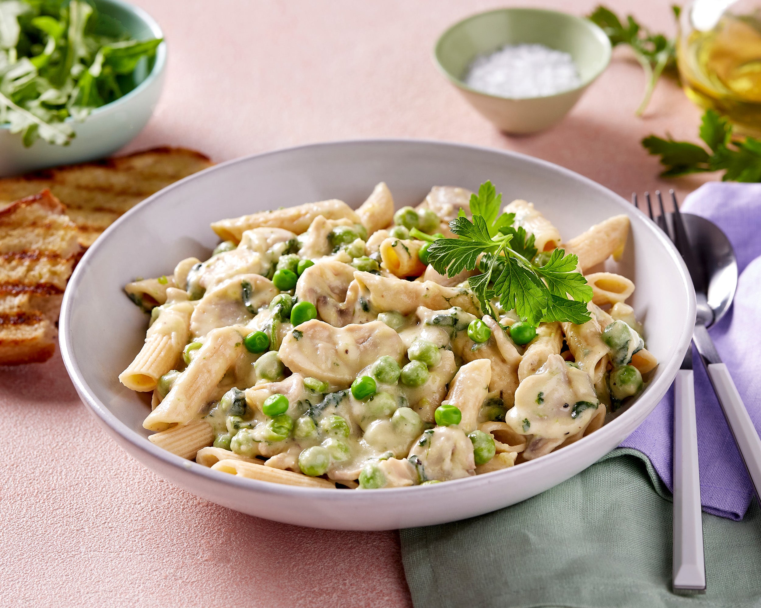 Creamy Mushroom with Truffle & Wholegrain Penne