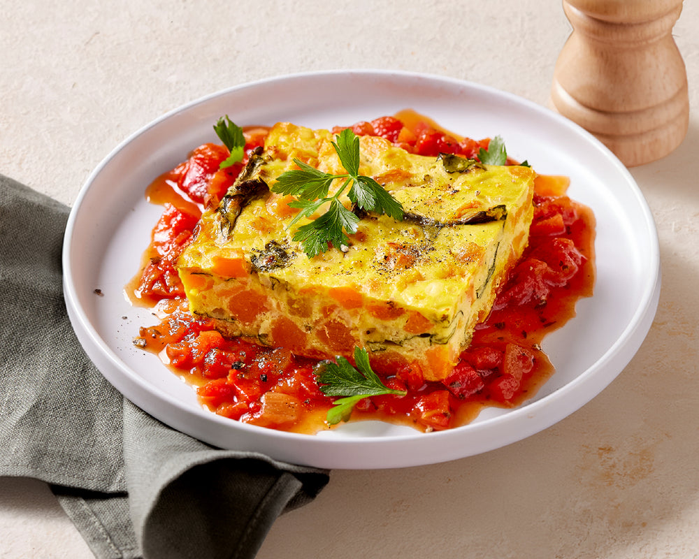Frittata with Pepperonata