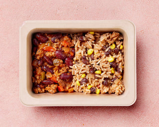 Beef Chilli Con Carne with Mexican Rice