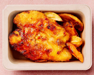 Chicken Parmigiana with  Rosemary Roast Wedges