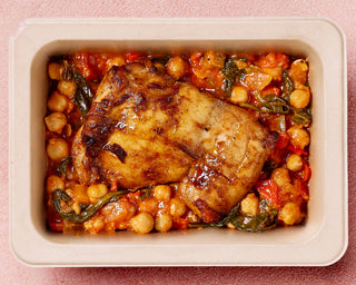 Free Range Spanish Chicken with Chickpea Braise