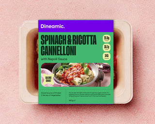 Spinach & Ricotta Cannelloni with Napoli Sauce