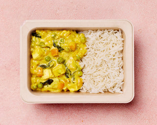 Sweet Pumpkin and Tofu Curry with Rice