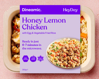 Honey Lemon Chicken with Egg & Vegetable Fried Rice