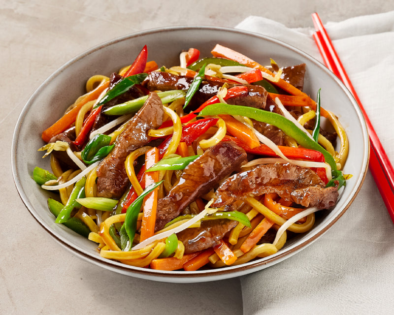 Mongolian Beef, Hokkien Noodles