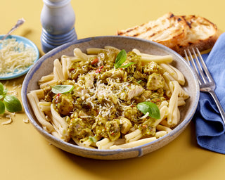 Pesto Chicken with Casarecce Pasta