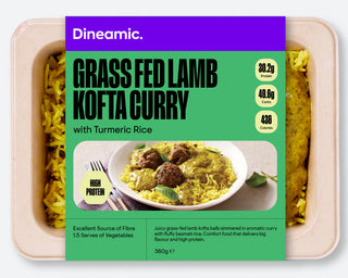 Grass Fed Lamb Kofta Curry with Tumeric Rice