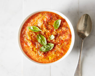 Rustic Tomato and Ancient Grain Soup