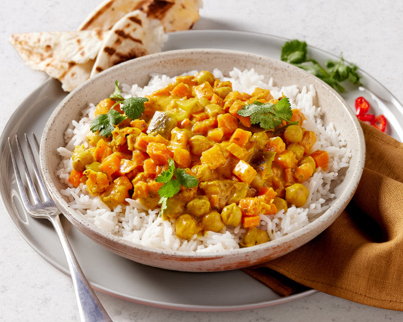 Southern Indian Vegetable Curry with Basmati Rice