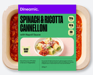 Spinach & Ricotta Cannelloni with Napoli Sauce