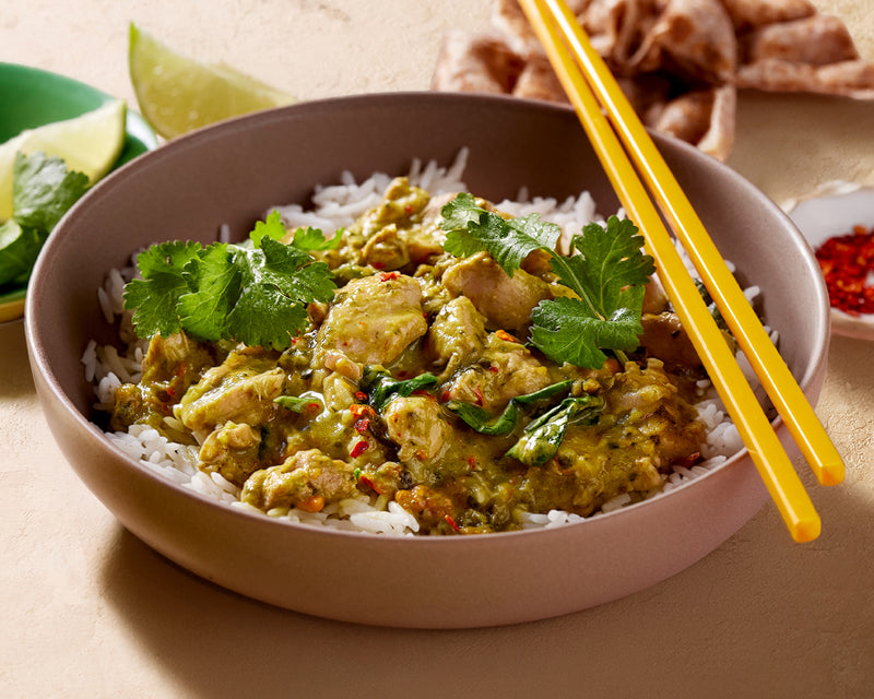 Thai Green Chicken Curry with Basmati Rice