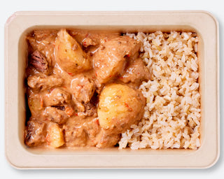 Beef Massaman Curry with Brown Rice