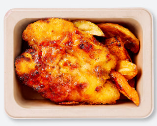 Chicken Parmigiana with  Rosemary Roast Wedges