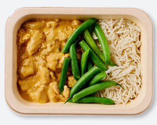 Coconut Satay Chicken with Green Beans & Rice