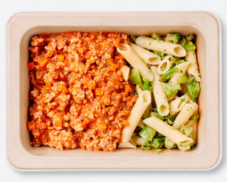 Low FODMAP Beef Bolognese with Penne