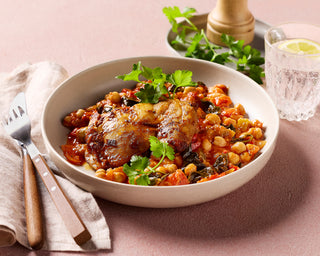 Free Range Spanish Chicken with Chickpea Braise