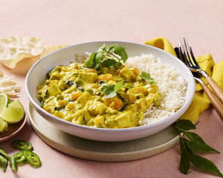 Sweet Pumpkin and Tofu Curry with Rice