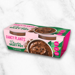 Fancy Plants Chocolate Silky Pots - 2 Pack.