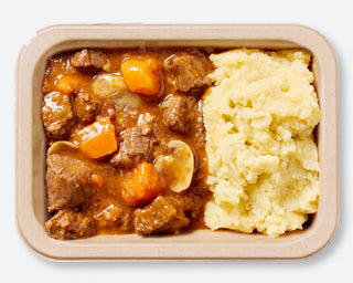 Beef Bourguignon with Creamy Mash Potatoes