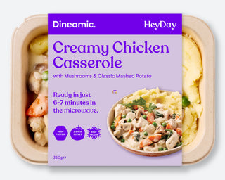 Creamy Chicken Casserole with Mushrooms & Classic Mashed Potato