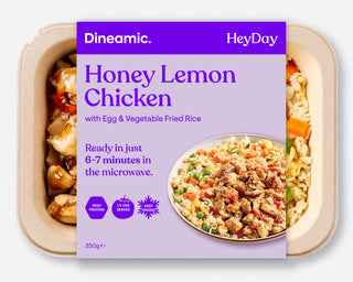 Honey Lemon Chicken with Egg & Vegetable Fried Rice