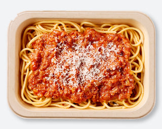 Classic Spaghetti Bolognese with Parmesan Cheese