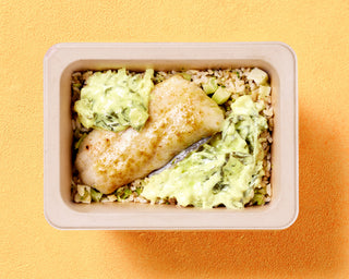 Ginger Lime Fish Curry with Broccoli & Brown Rice