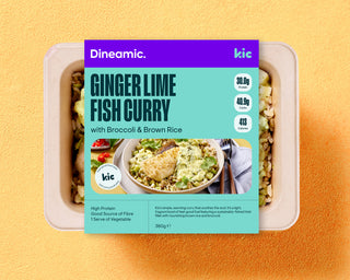 Ginger Lime Fish Curry with Broccoli & Brown Rice