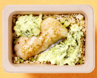 Ginger Lime Fish Curry with Broccoli & Brown Rice