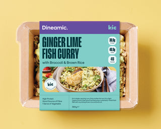 Ginger Lime Fish Curry with Broccoli & Brown Rice