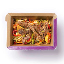 Dineamic Ready Meal Lamb Souvlaki with Roast Potato, Olives & Capsicum